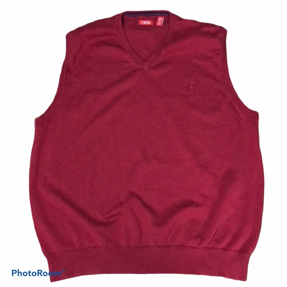 Izod men’s XL red sweater vest
